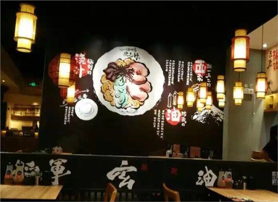 美爾家藤藝吊燈實(shí)拍圖