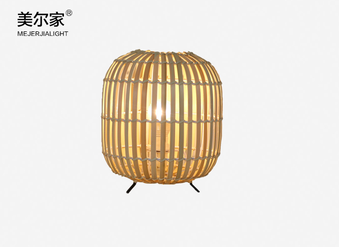 美爾家竹藝臺(tái)燈